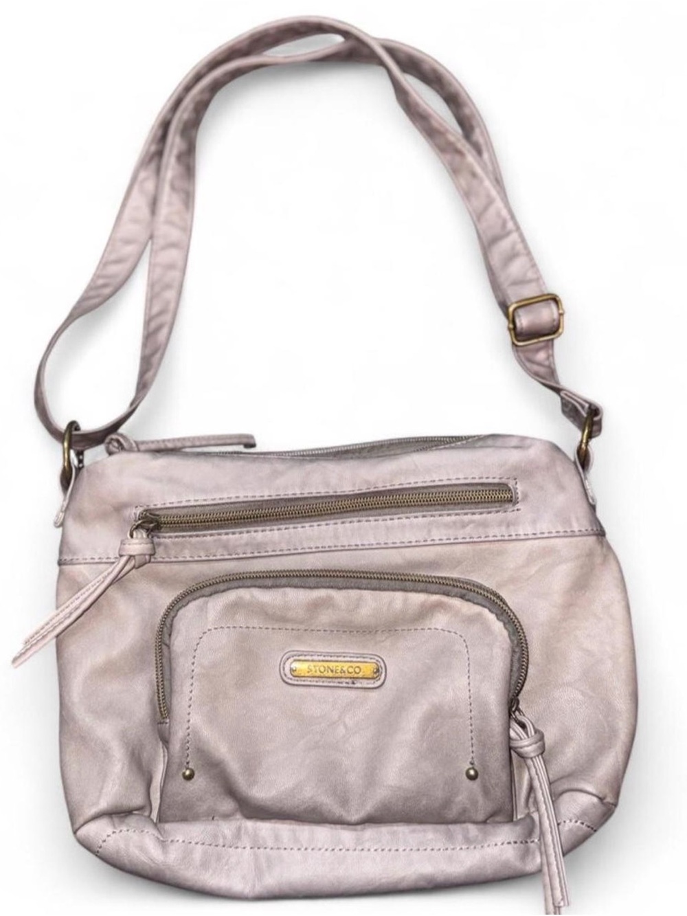 Stone & Co. Gray Crossbody Bag
